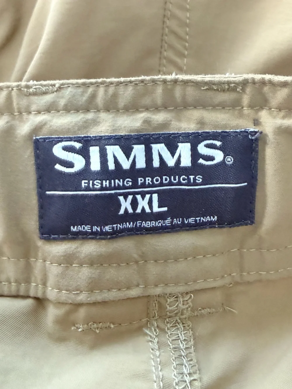 Simms | Super Light Fishing Pants | Khaki | Size XXL
